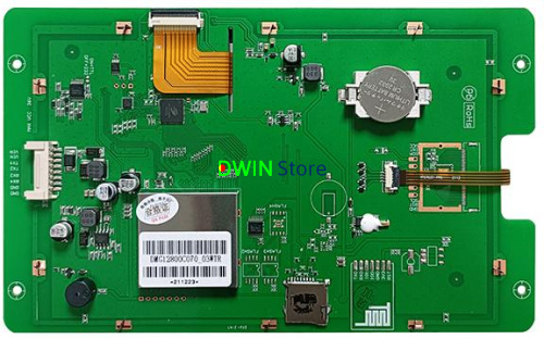 DMG12800C070_03W DWIN T5L2 UART HMI 7" IPS ЖК-дисплей коммерческого класса фото 2