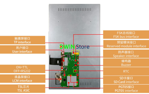DMG19108C215_05W DWIN T5L UART HMI 21.5" 2K HD IPS ЖК-дисплей коммерческого класса фото 3